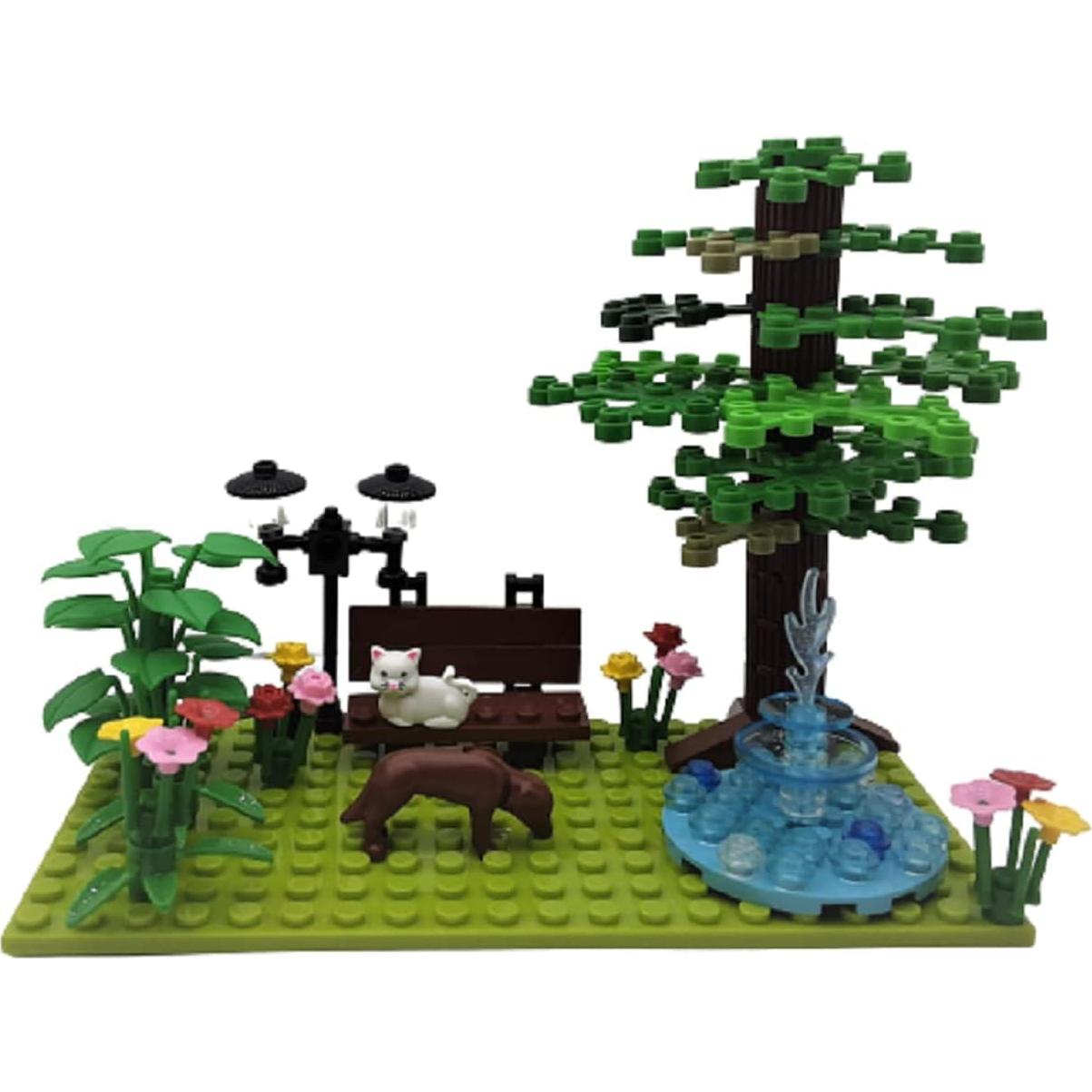 Set de Ladrillos de Construcción Jardín 11 Piezas Juguetes