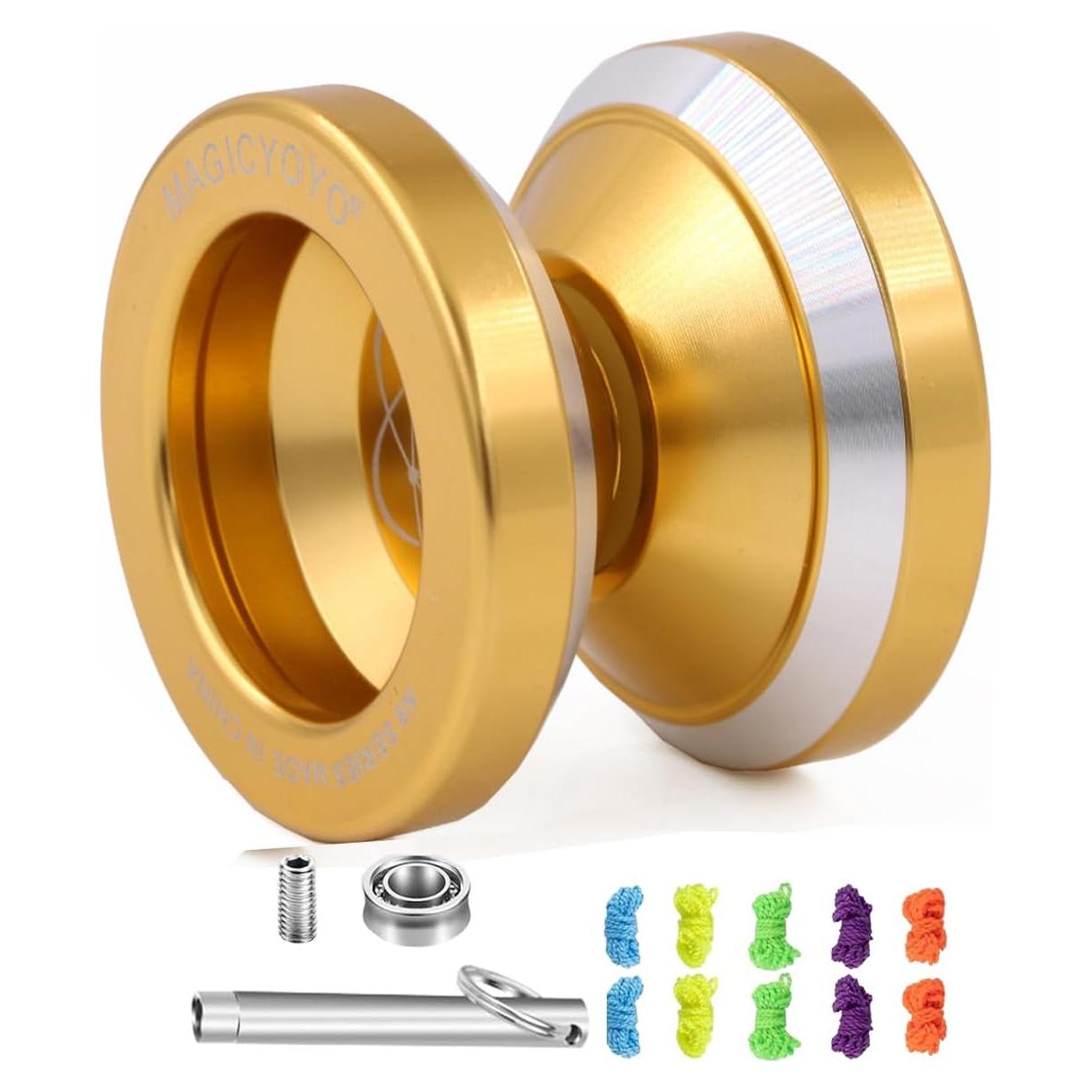 Yoyo Pro MAGICYOYO N8 Dorado para Todos los Niveles