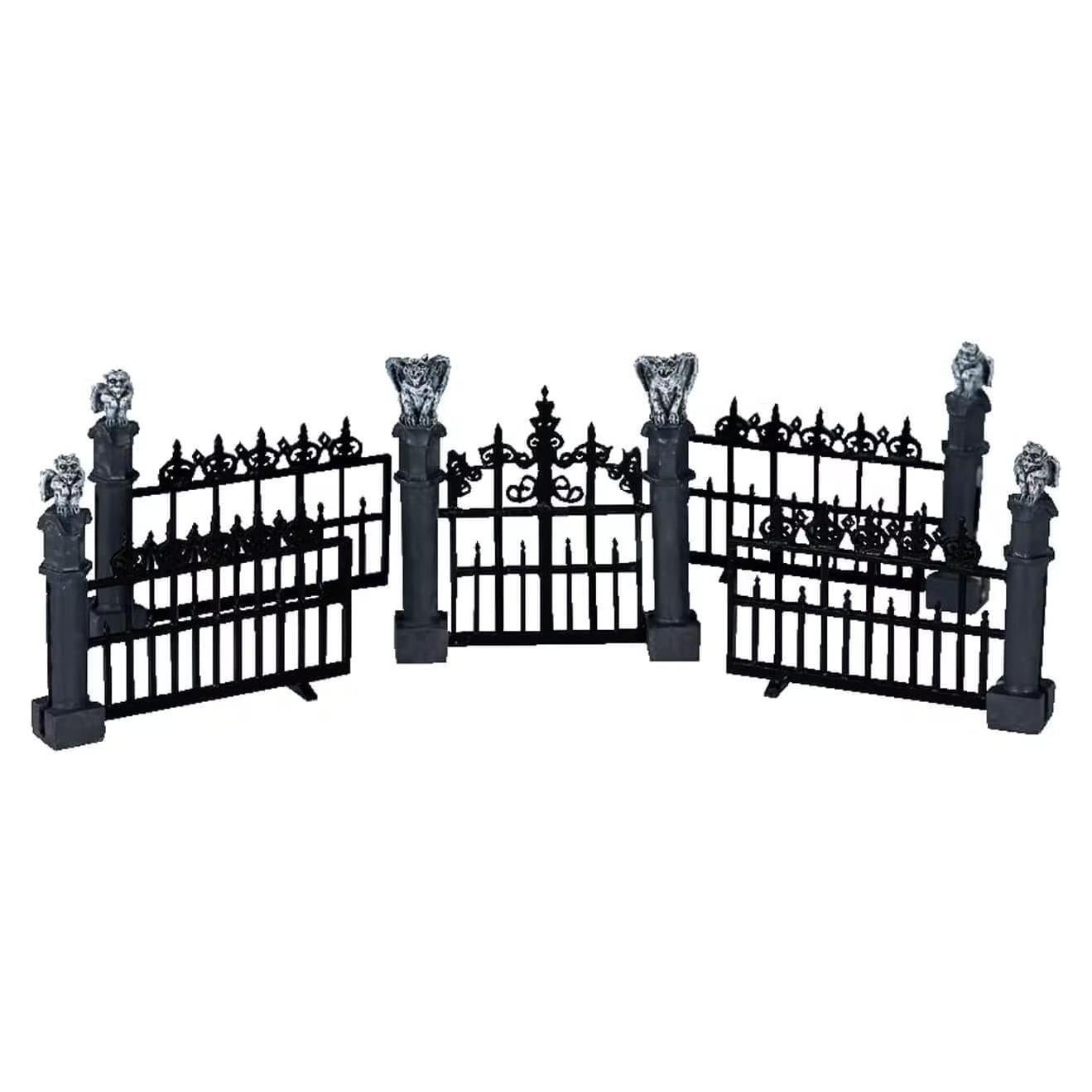 Juego de Miniaturas de Cerca Espeluznante Lemax 5 Piezas