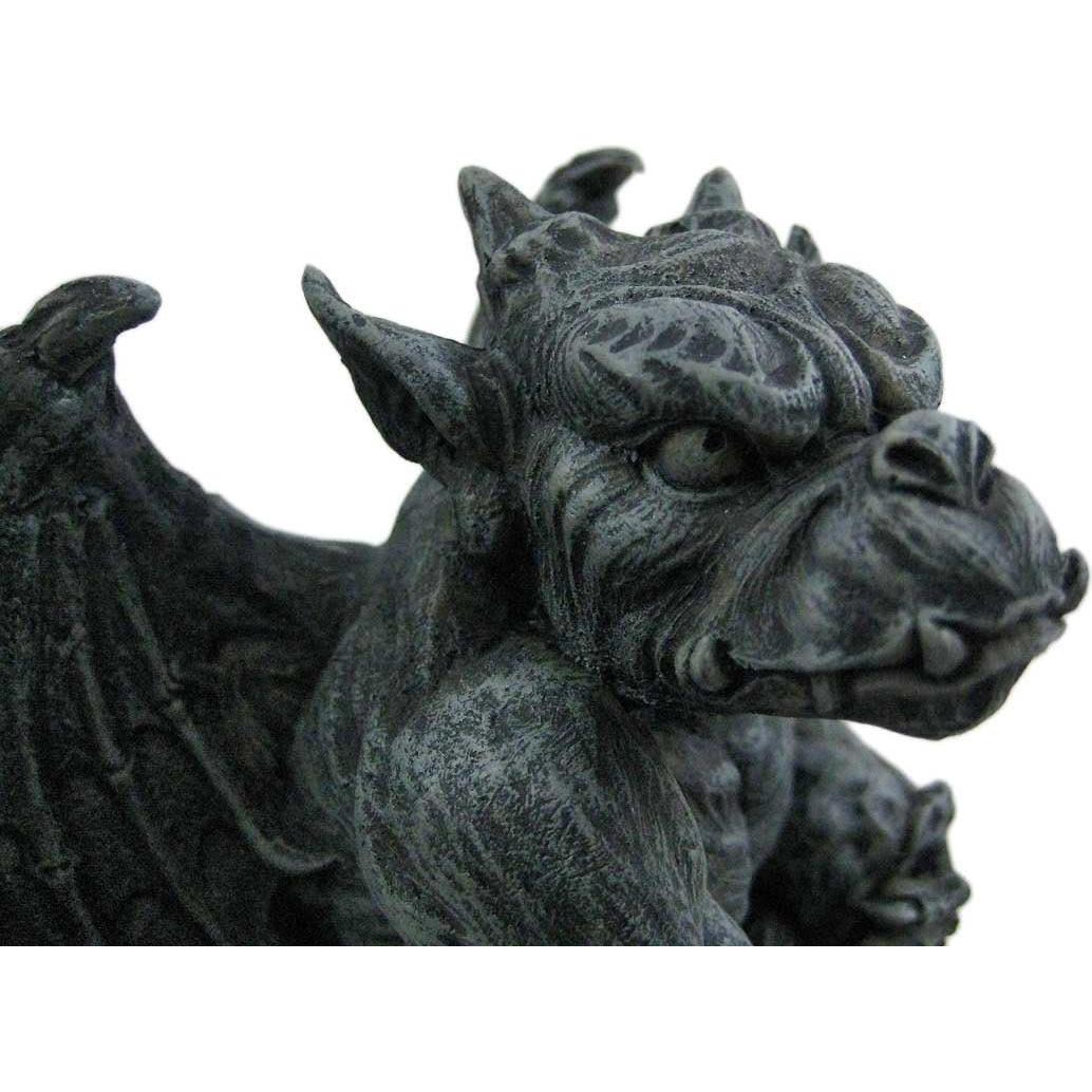 Estatua Gárgola Alada Protectora PTC 17.78 cm Gris