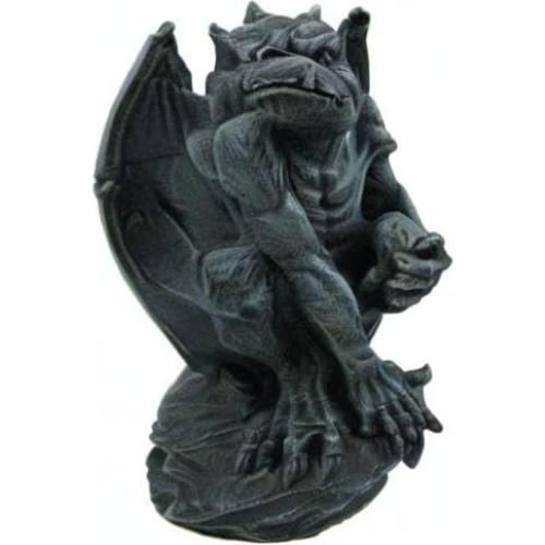 Estatua Gárgola Alada Protectora PTC 17.78 cm Gris