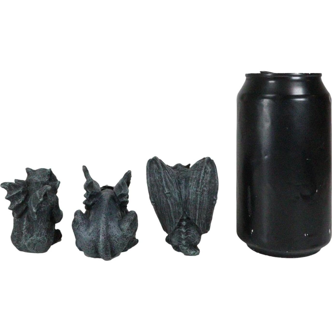 Set de 3 Figuritas de Gárgola Gótica Ebros 7.62 cm Decorativas