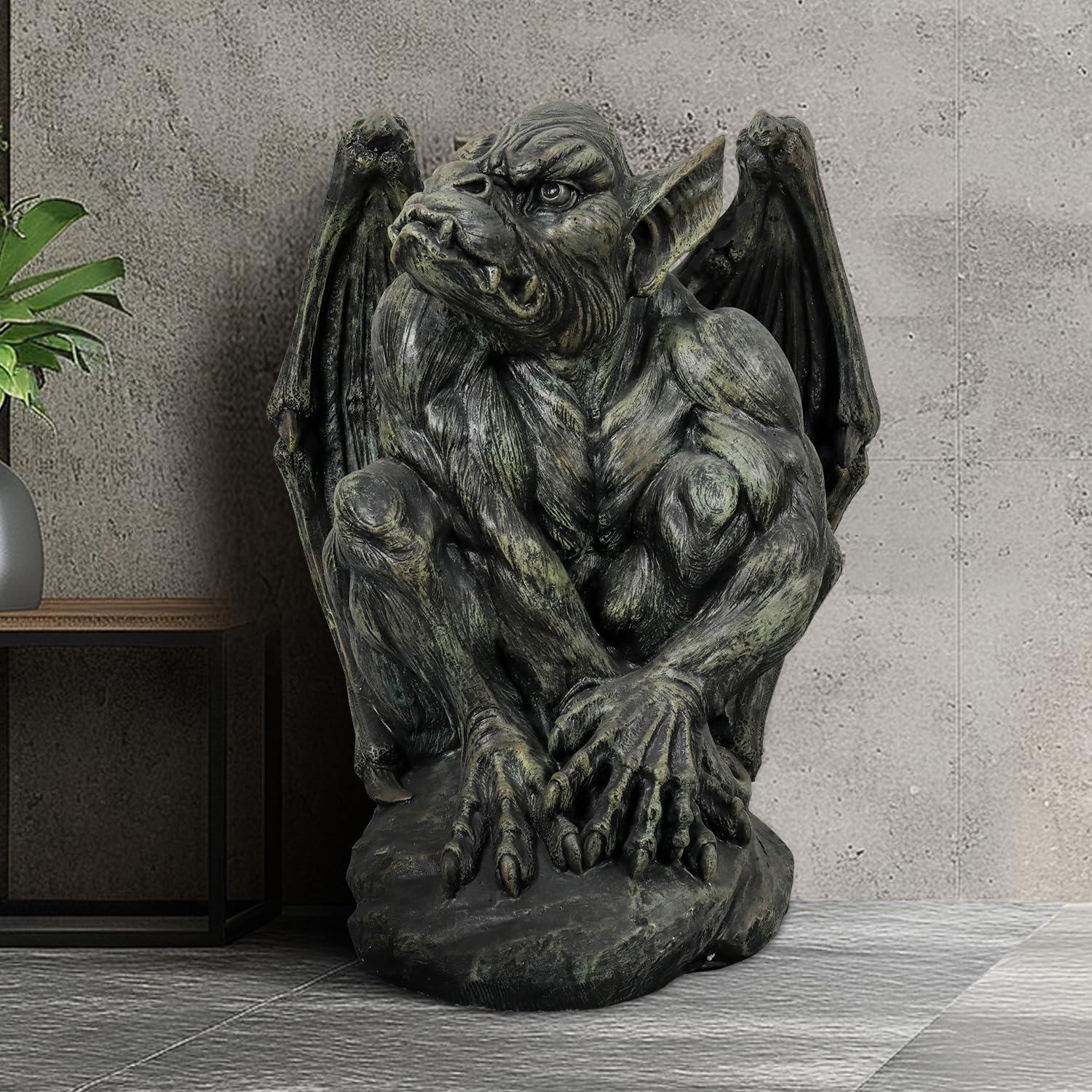 Escultura Gárgola Guardian Silas SKYFIRE 58.4 cm Concreto