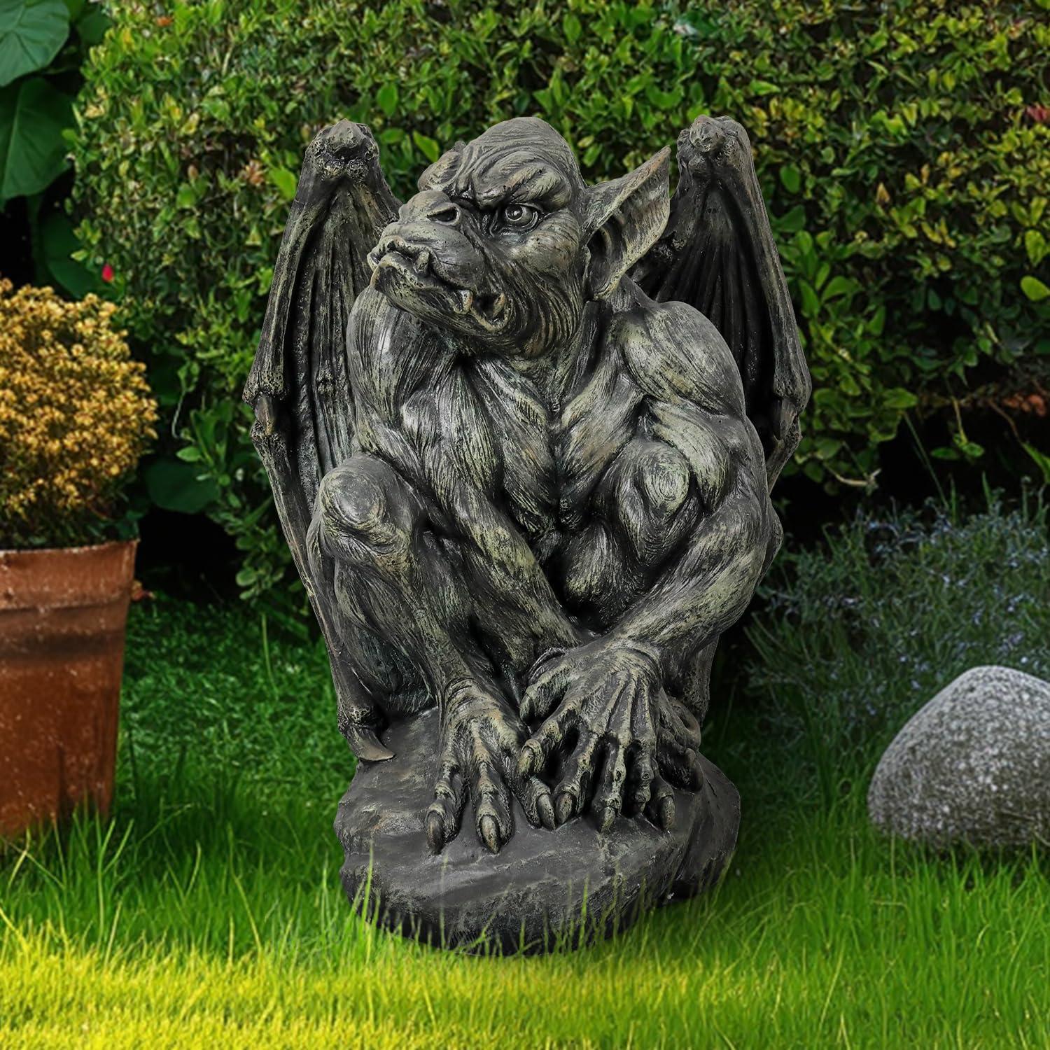 Escultura Gárgola Guardian Silas SKYFIRE 58.4 cm Concreto