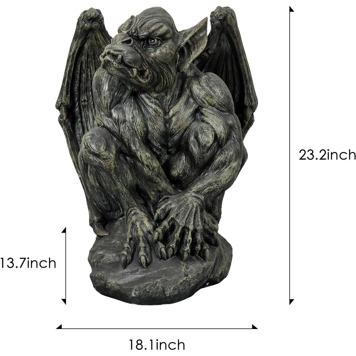 Escultura Gárgola Guardian Silas SKYFIRE 58.4 cm Concreto