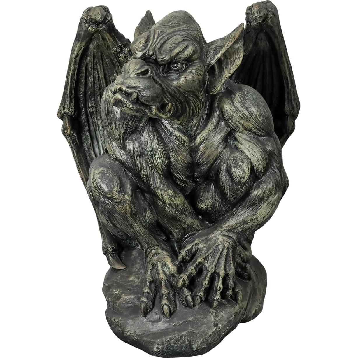 Escultura Gárgola Guardian Silas SKYFIRE 58.4 cm Concreto