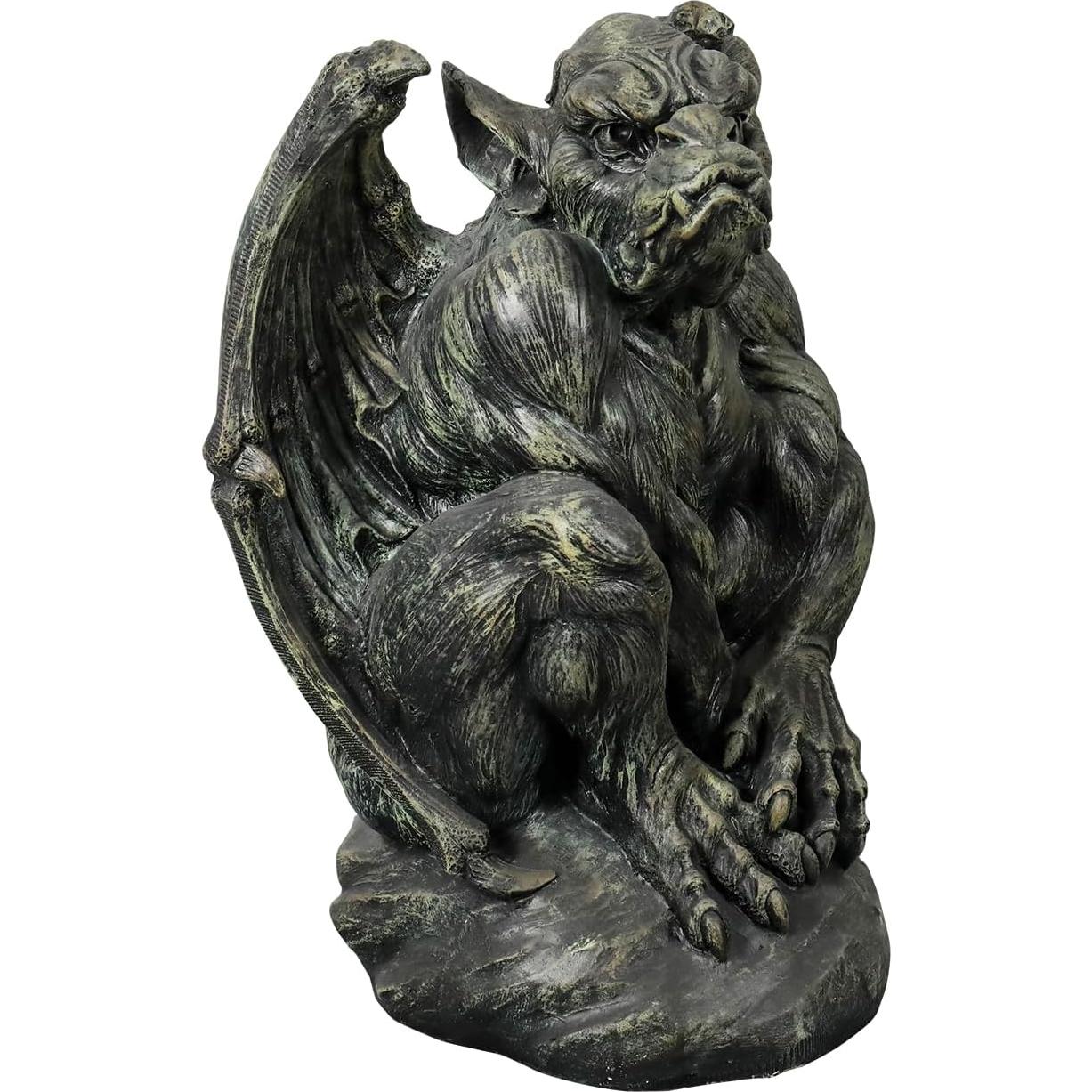 Escultura Gárgola Guardian Silas SKYFIRE 58.4 cm Concreto