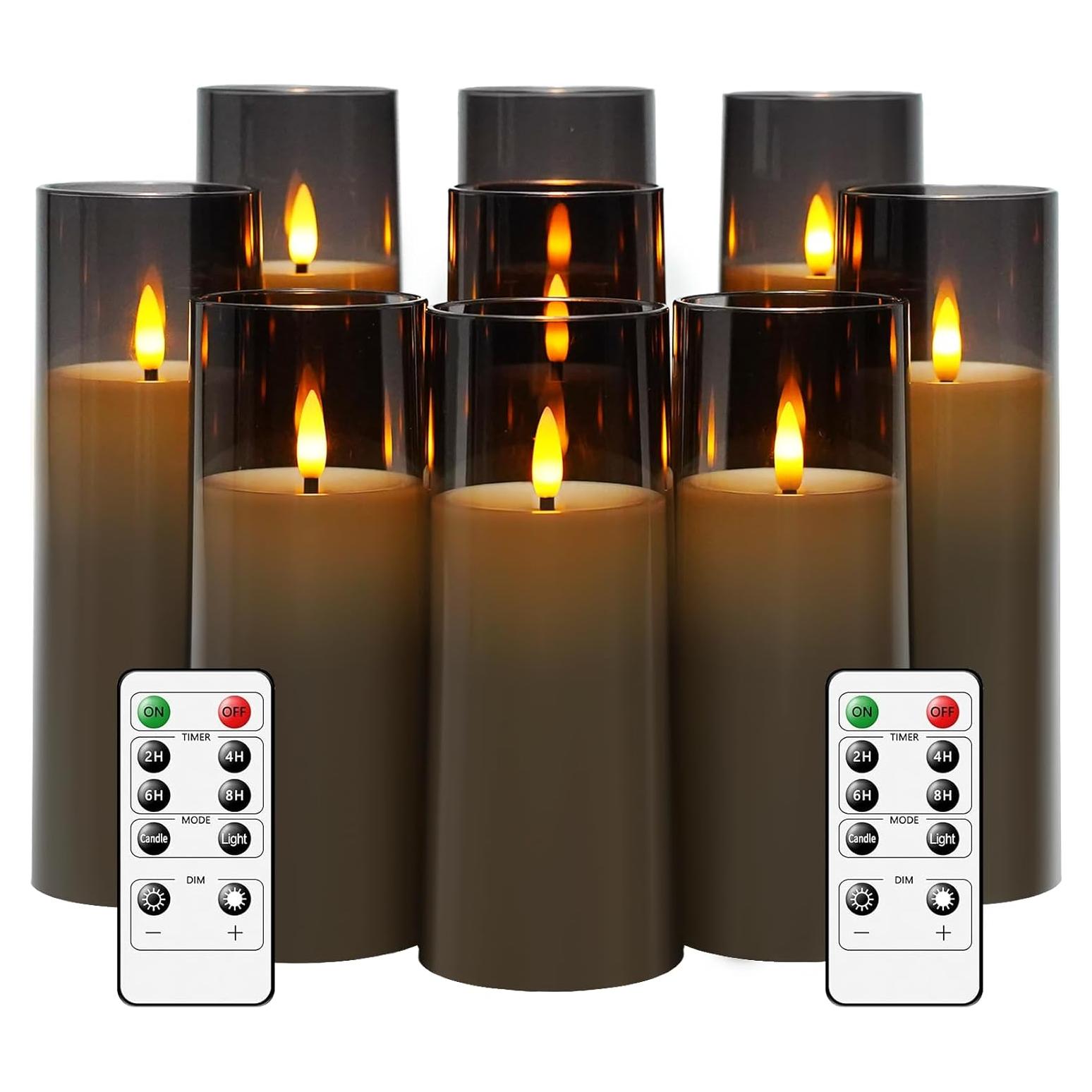Velas LED Sin Llama Kakoya con Control Remoto - Paquete de 9