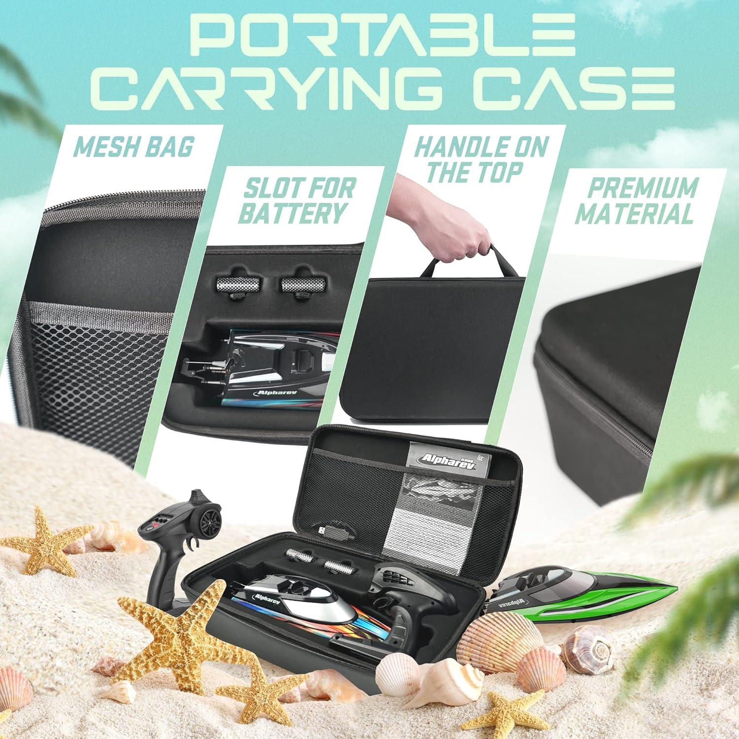 Barco RC ALPHAREV R308 - 32 KPH con Maleta Portátil