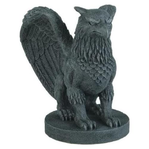 Estatua Gárgola Gótica Griffin - Cabeza de Águila y Torso de León