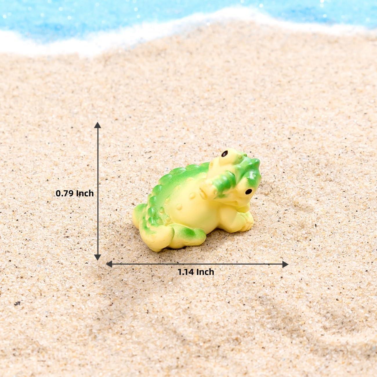Figuras Miniatura de Cocodrilo LONCESS para Jardín de Hadas