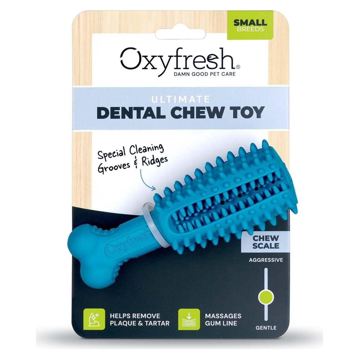 Juguete Dental para Perros Oxyfresh - Goma Natural Pequeño