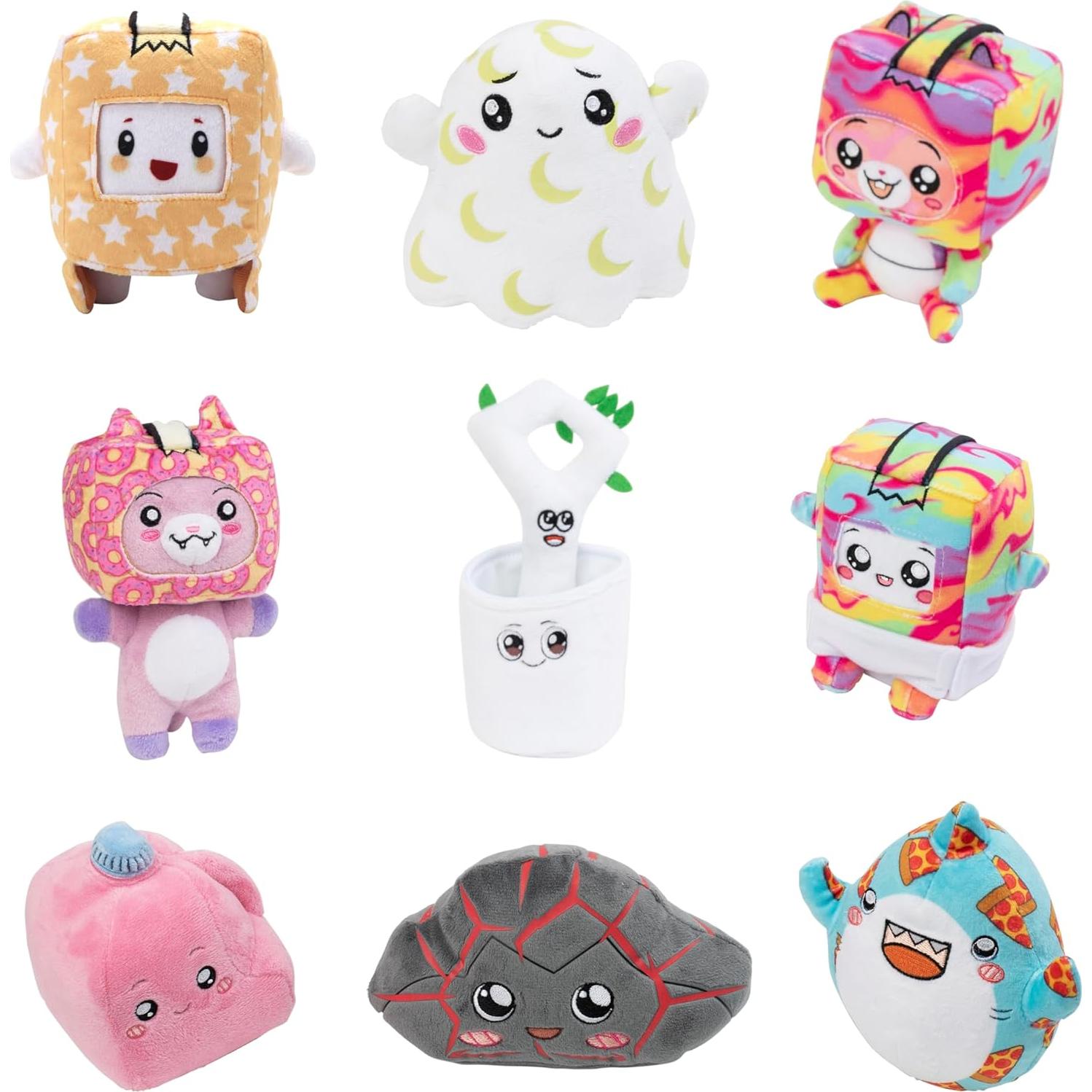 Mini Peluches Coleccionables LankyBox - Paquete de 9 Sorpresas