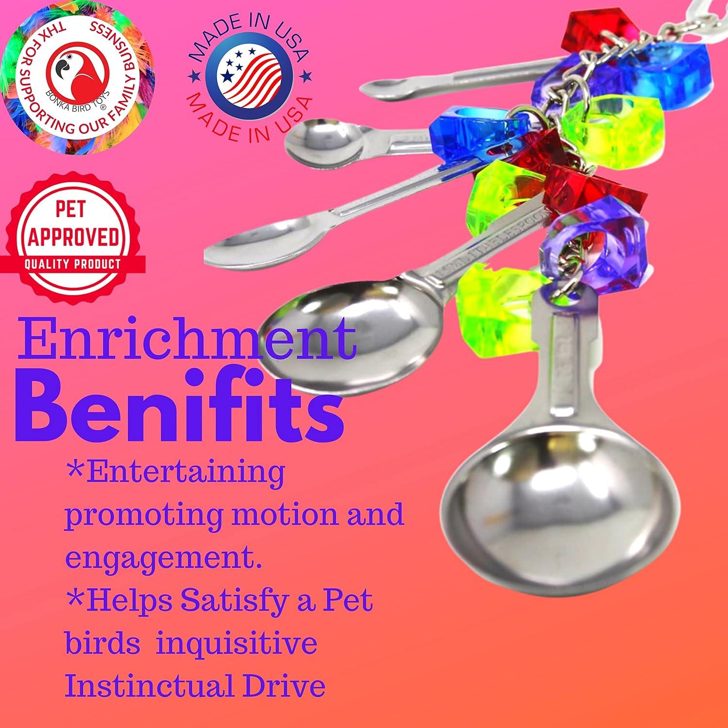 Juguete para Aves Bonka Bird Toys 1969 Cuchara Delicia Mediana