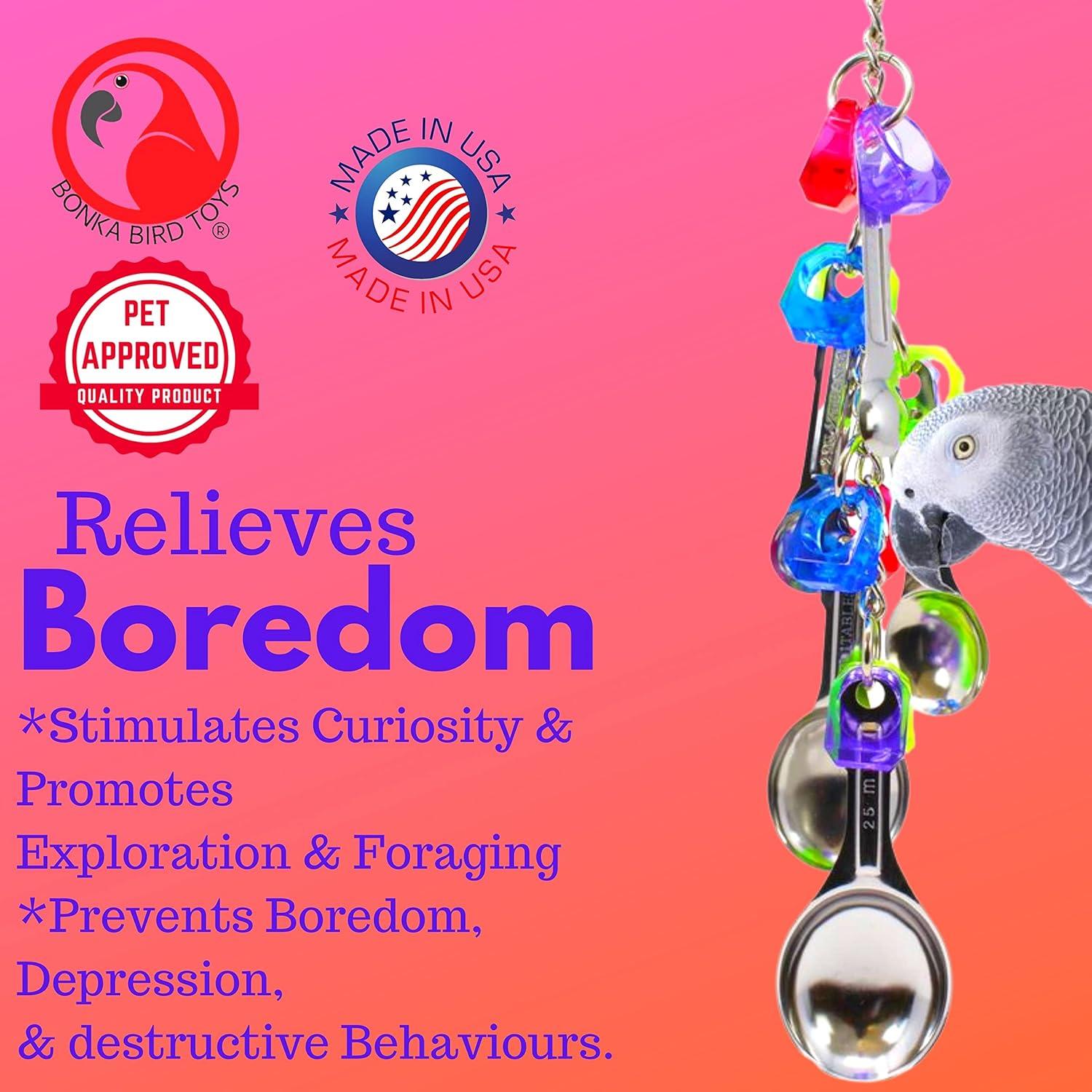 Juguete para Aves Bonka Bird Toys 1969 Cuchara Delicia Mediana