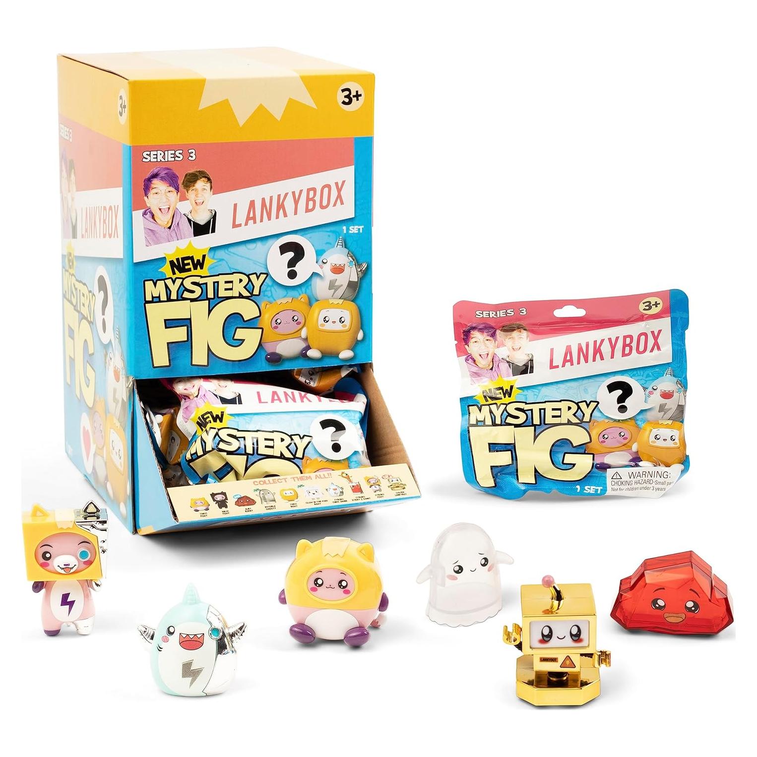 Figuras Mini Coleccionables LankyBox - Paquete Fiesta 24 Unidades