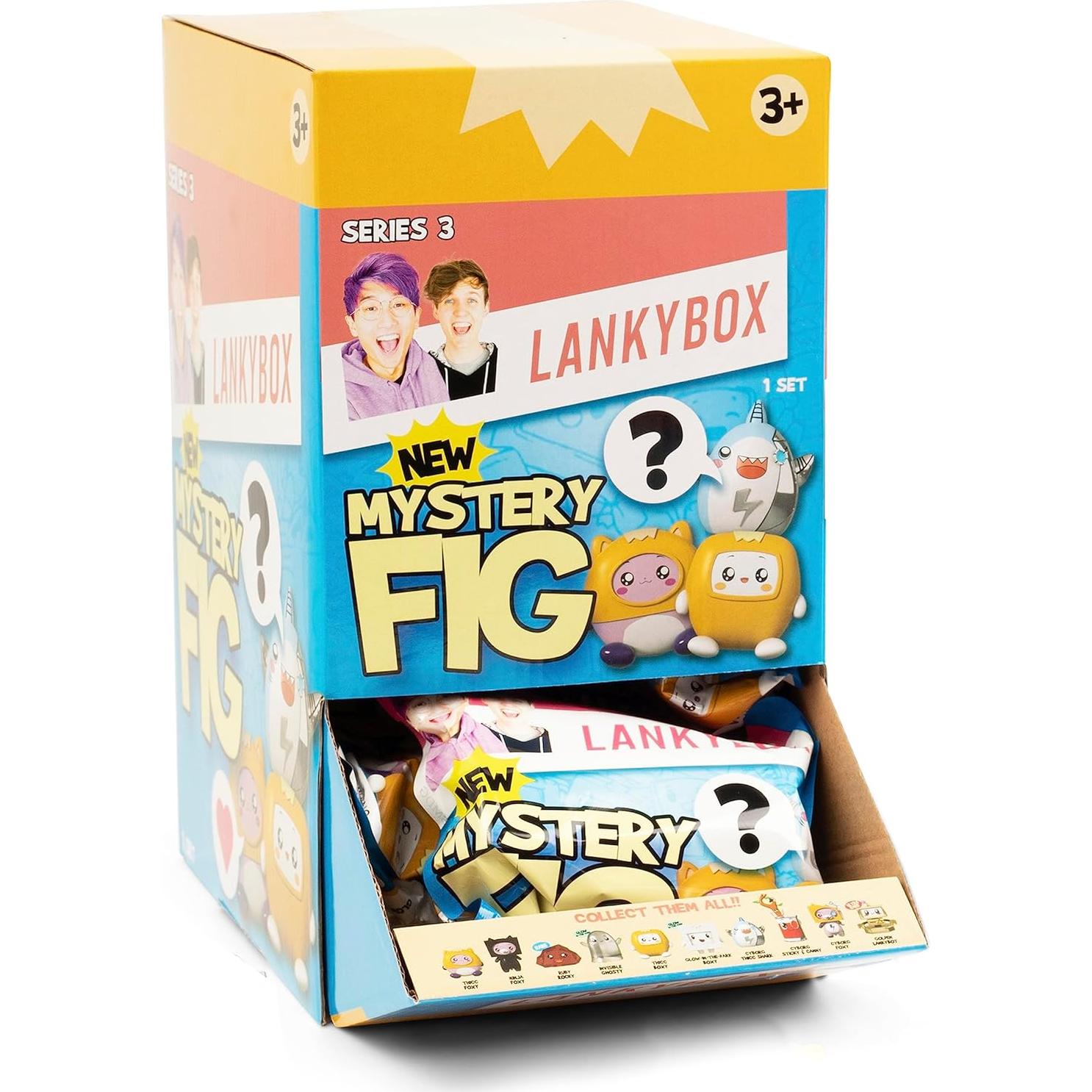 Figuras Mini Coleccionables LankyBox - Paquete Fiesta 24 Unidades