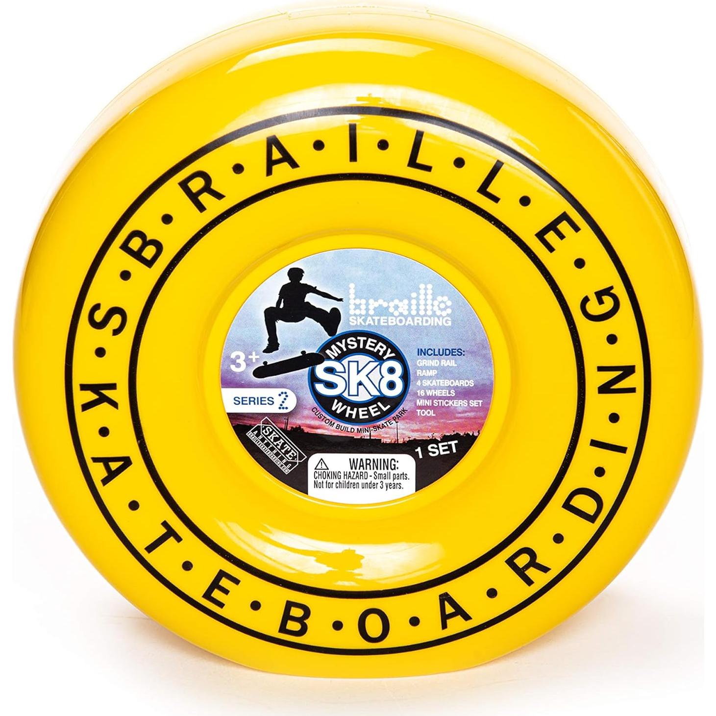 Set de Colección Braille Skateboarding SK8 Serie 2 - 4 Finger Boards