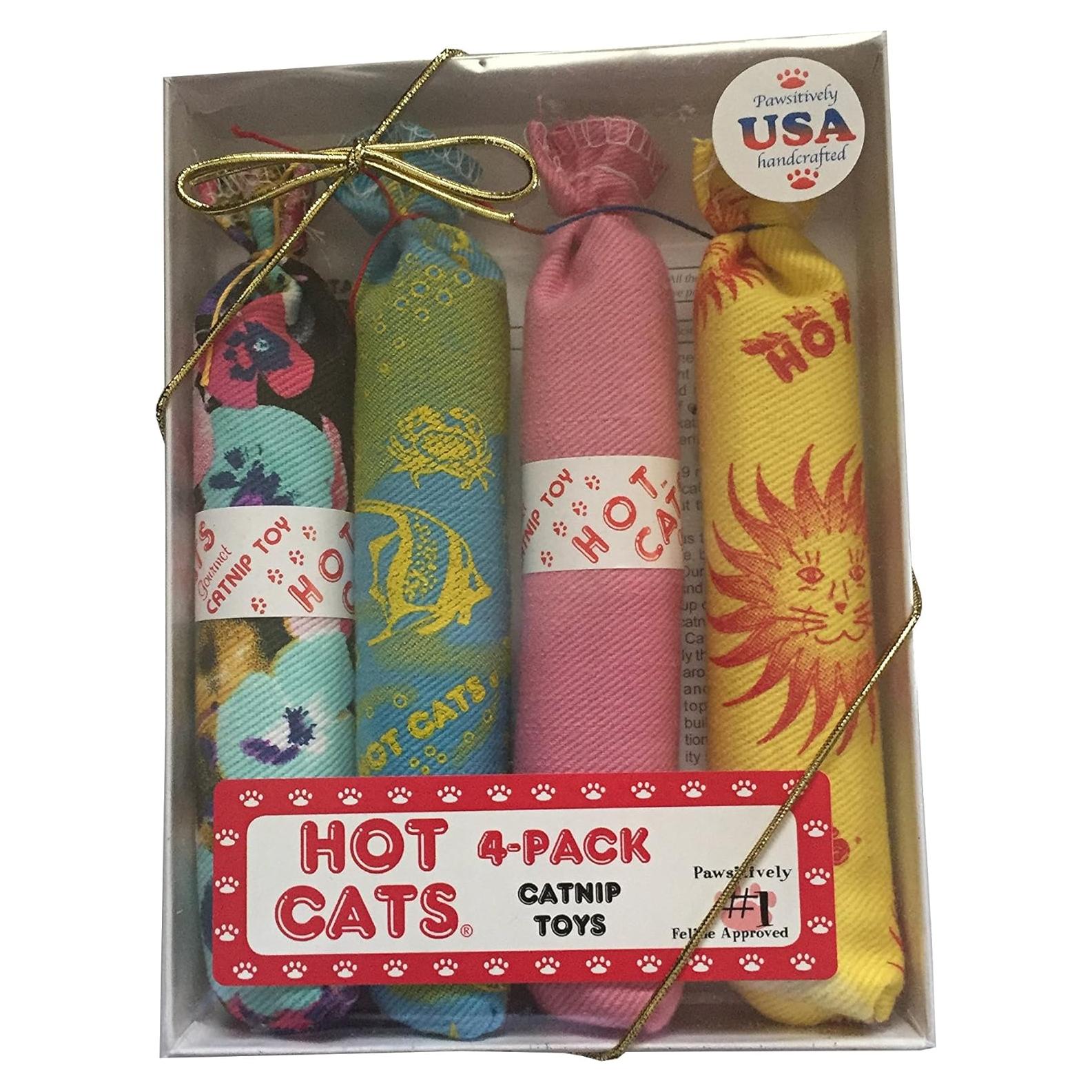 Juguetes de Salchicha de Hierba Gatera Full Circle - 4 Piezas