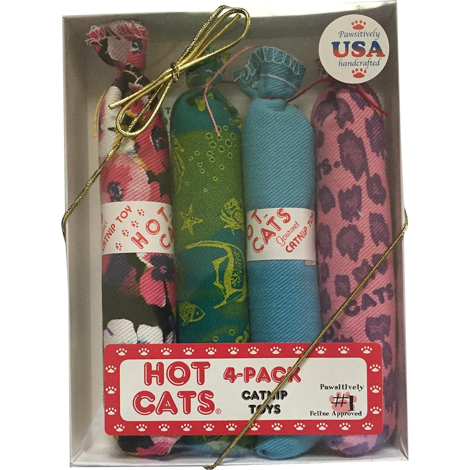 Juguetes de Salchicha de Hierba Gatera Full Circle - 4 Piezas