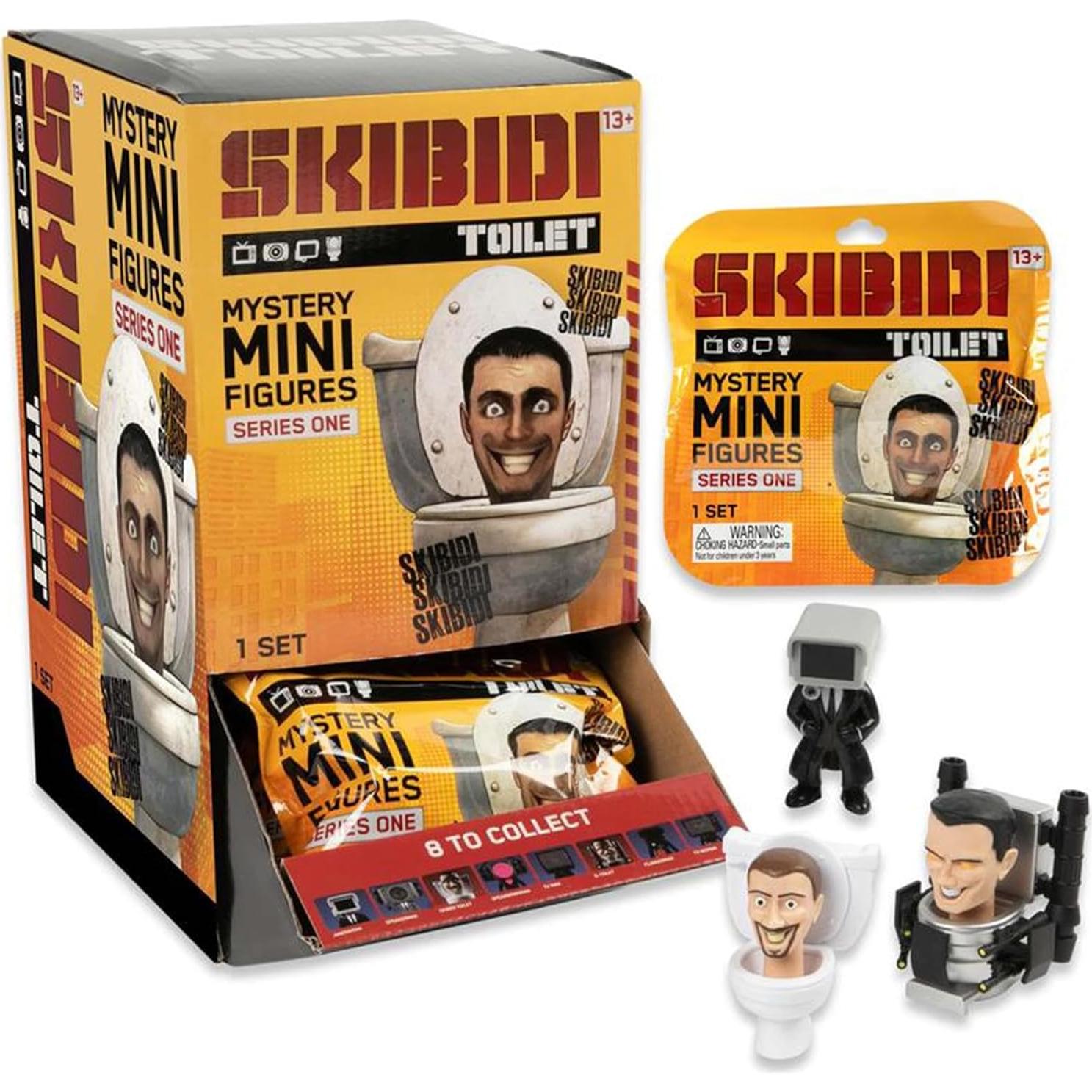 Figura Coleccionable Skibidi Toilet 6.35 cm - Lote Aleatorio