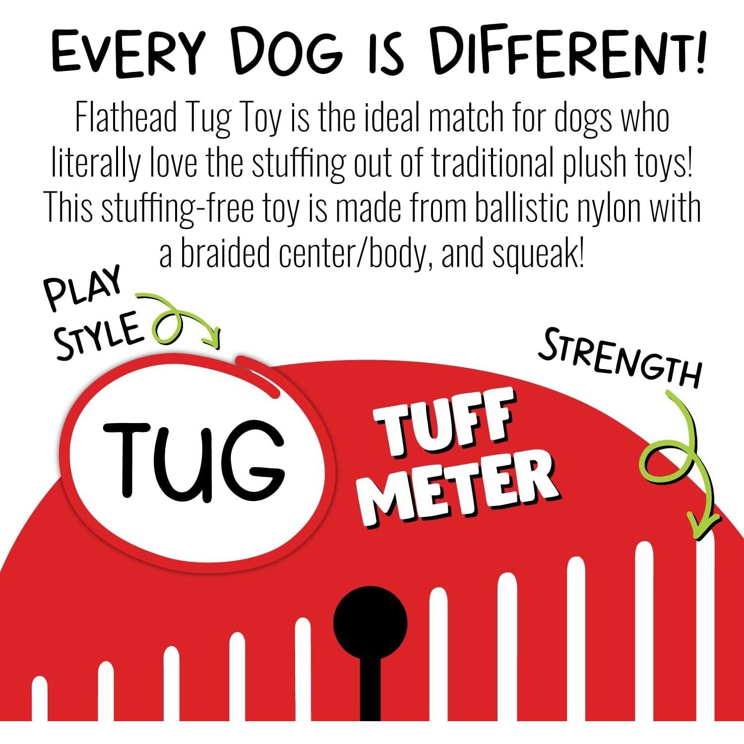 Juguete para Perros Jolly Pets Flathead Tug Grande Mono