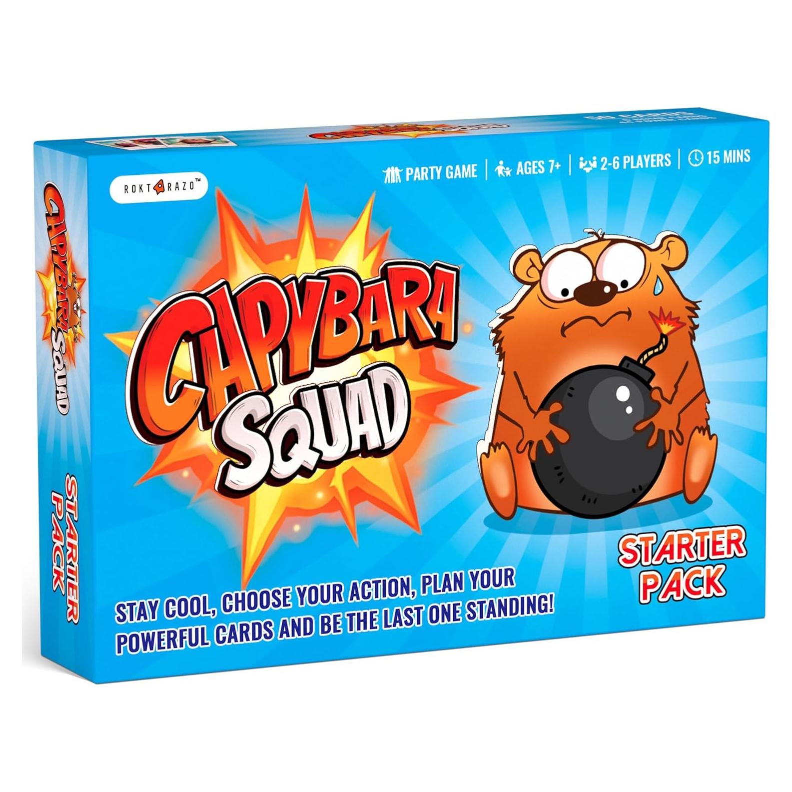 Juego de Cartas Escuadrón Capybara Rokt&razo - Paquete Inicial