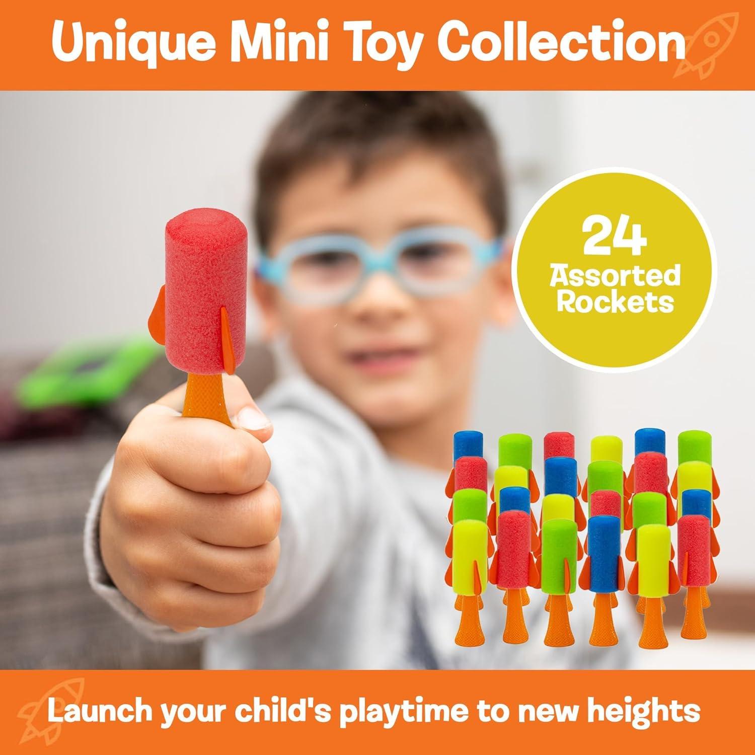 Cohetes Saltarines Poppers IPIDIPI TOYS - Paquete de 24 Juguetes