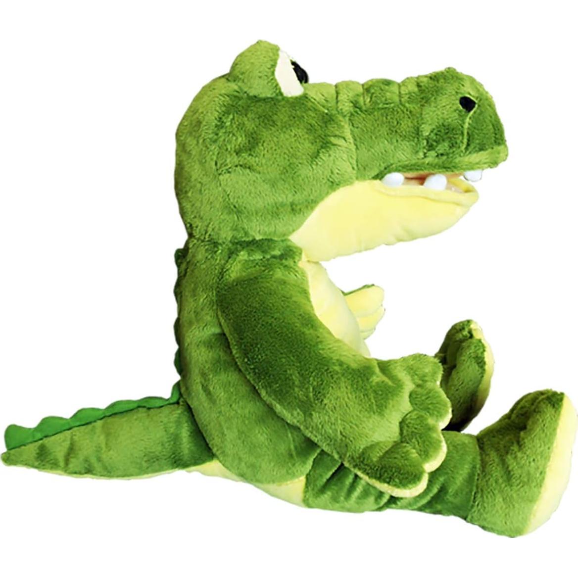 Peluche Cocodrilo Amarillo y Verde Teddy Mountain 40.64 cm