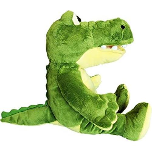Peluche Cocodrilo Amarillo y Verde Teddy Mountain 40.64 cm