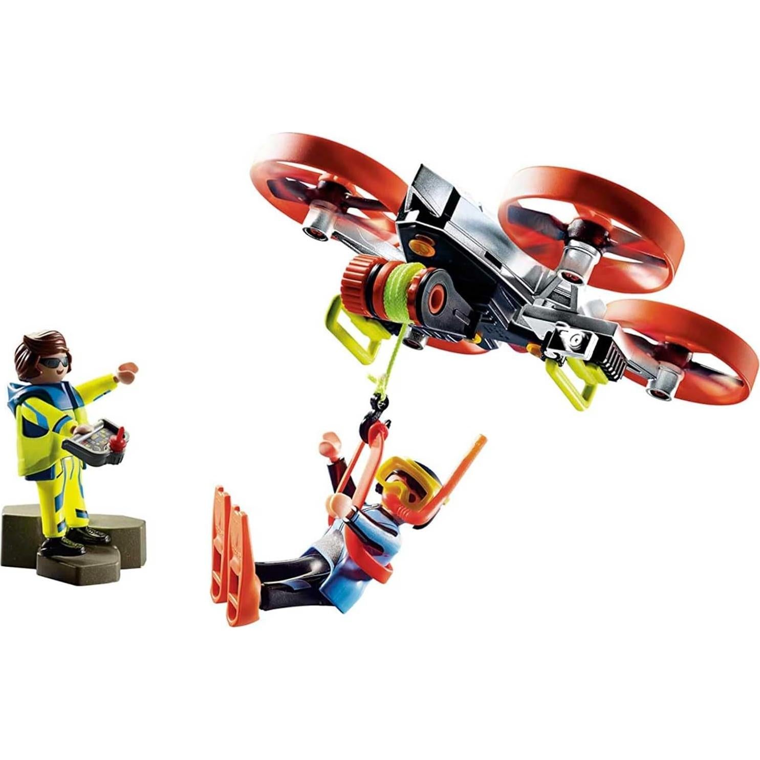 Rescate de Buceador con Dron PLAYMOBIL 70143 - 2 Figuras