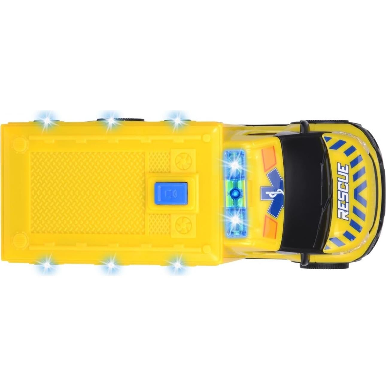 Ambulancia Dickie Toys Iveco Daily 18 cm con Luz y Sonido