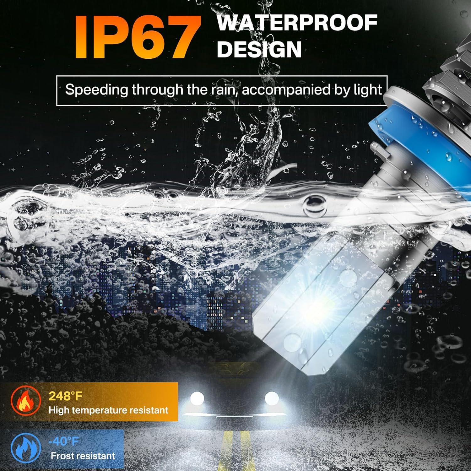 Bombillas de Niebla RCJ H11 6000K Blanco Frío - 32000 Lúmenes