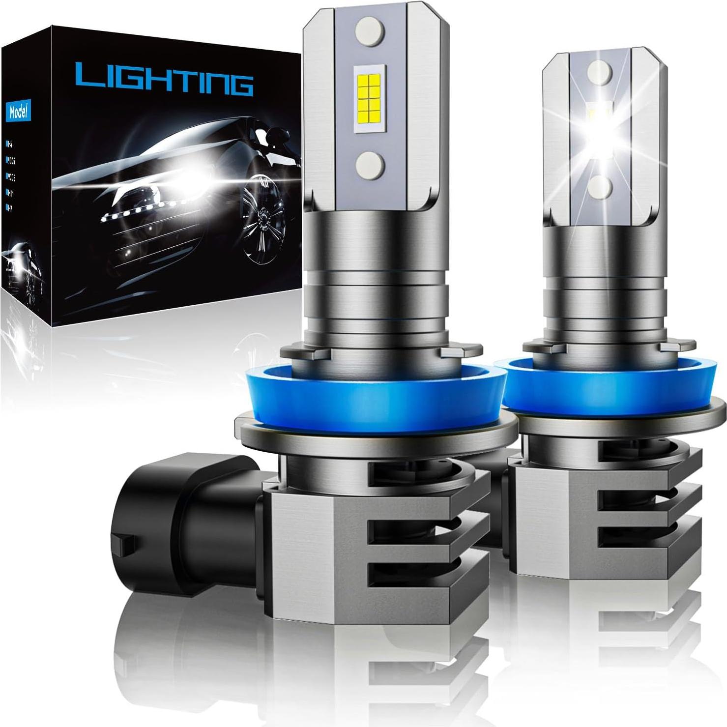 Bombillas de Niebla RCJ H11 6000K Blanco Frío - 32000 Lúmenes