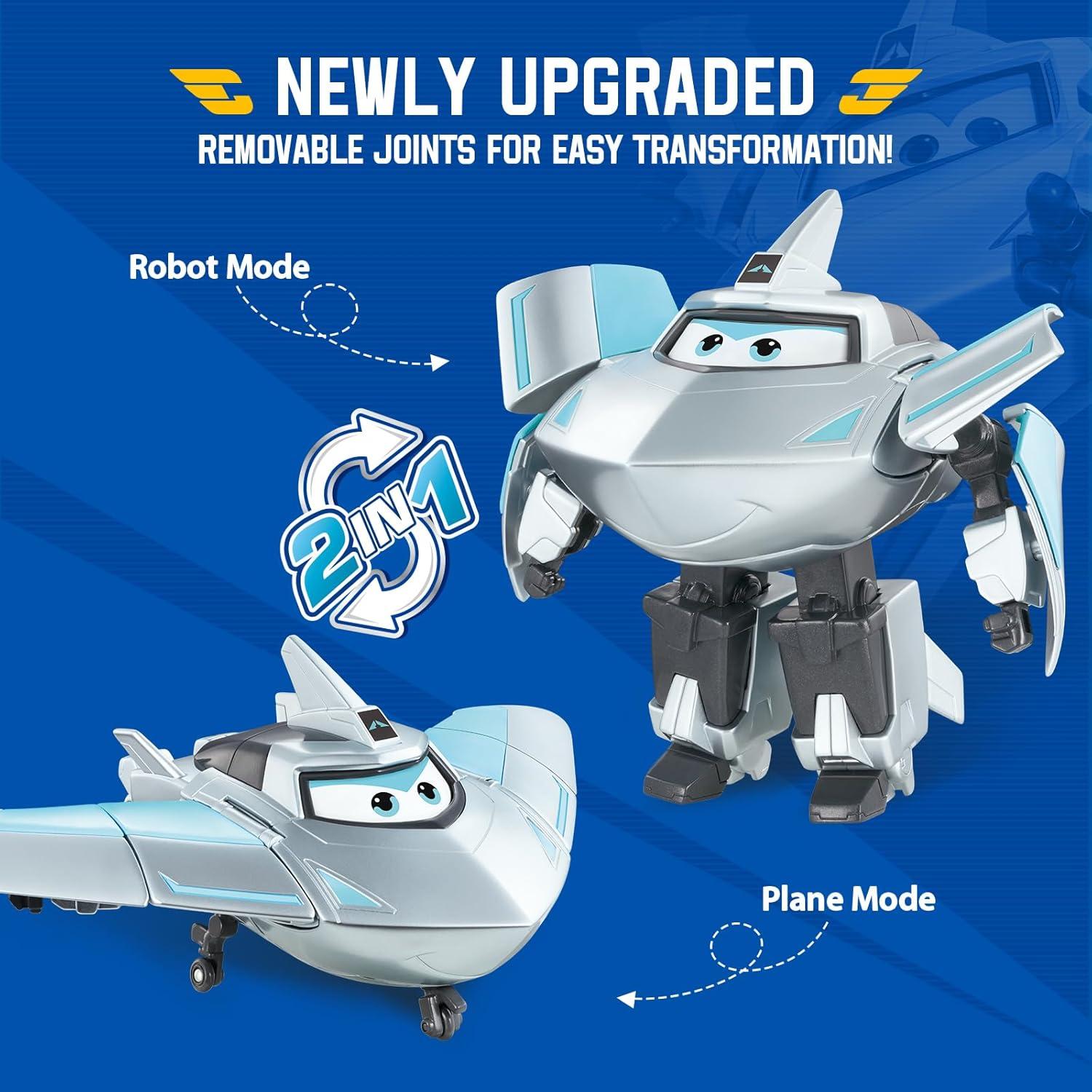 Juguete Transformable Super Wings Traver 15.5 cm 2 en 1