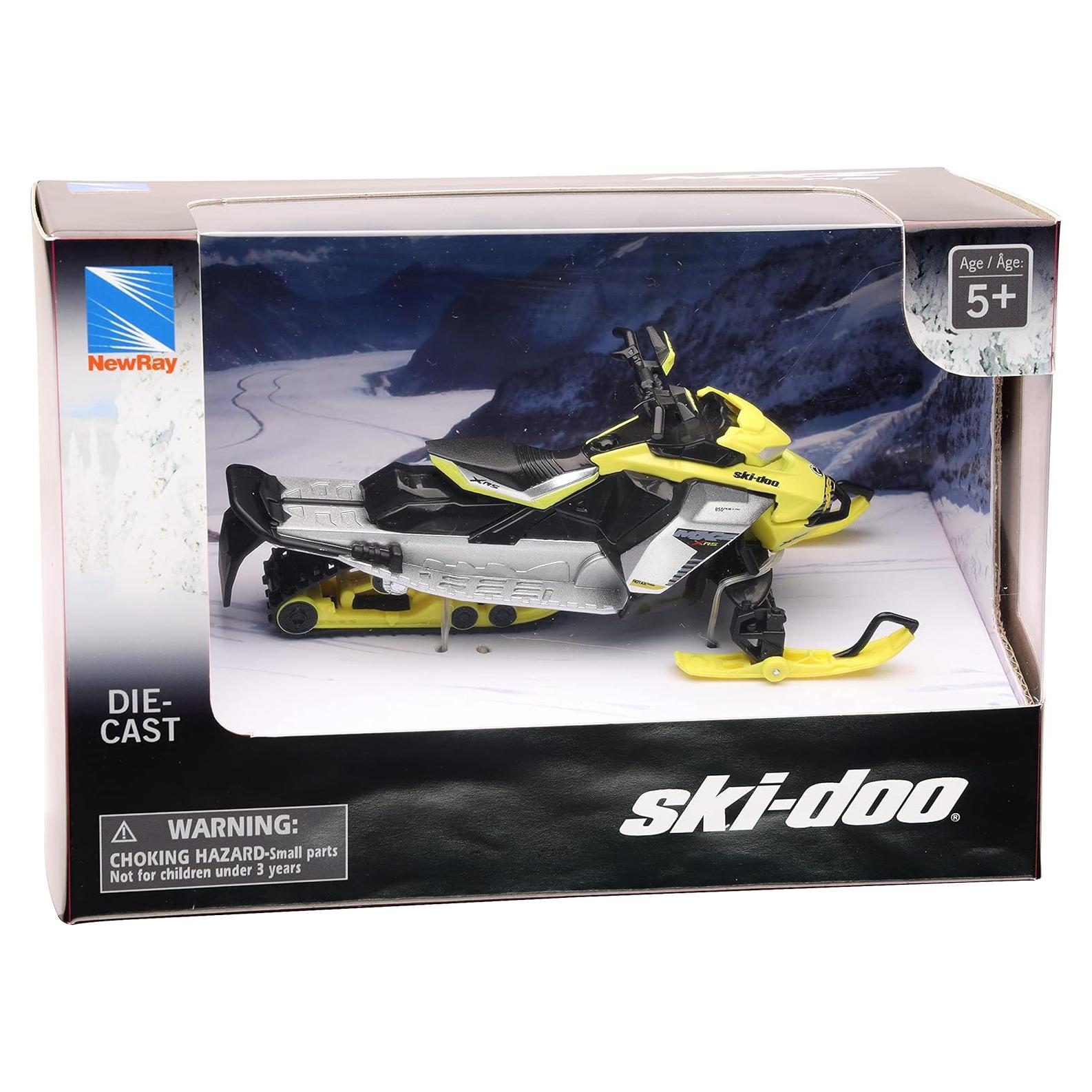 Motonieve Miniatura 1:20 NuevoRay MXZ X-RS Amarillo