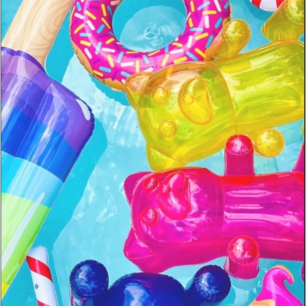 Osos de Goma Inflables 4E's - 30 cm - Paquete de 6 Colores