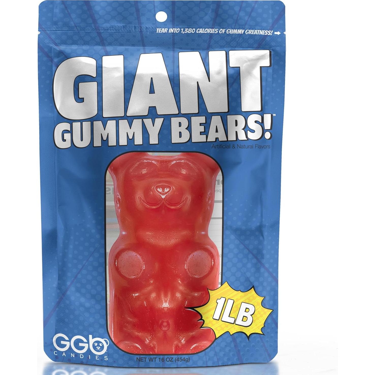 Osos Gummy Gigantes GGB Candies Sabor Sandía 0.45 kg