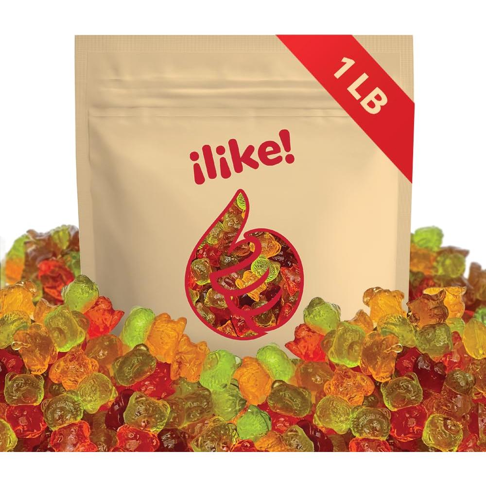 Gomitas 3D ILIKE! Ositos de Goma 0.45 kg Sabores Frutas