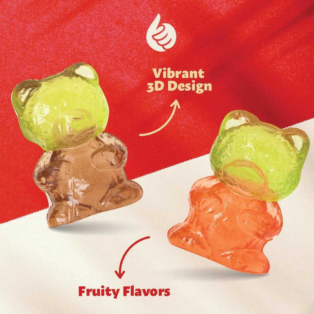 Gomitas 3D ILIKE! Ositos de Goma 0.45 kg Sabores Frutas