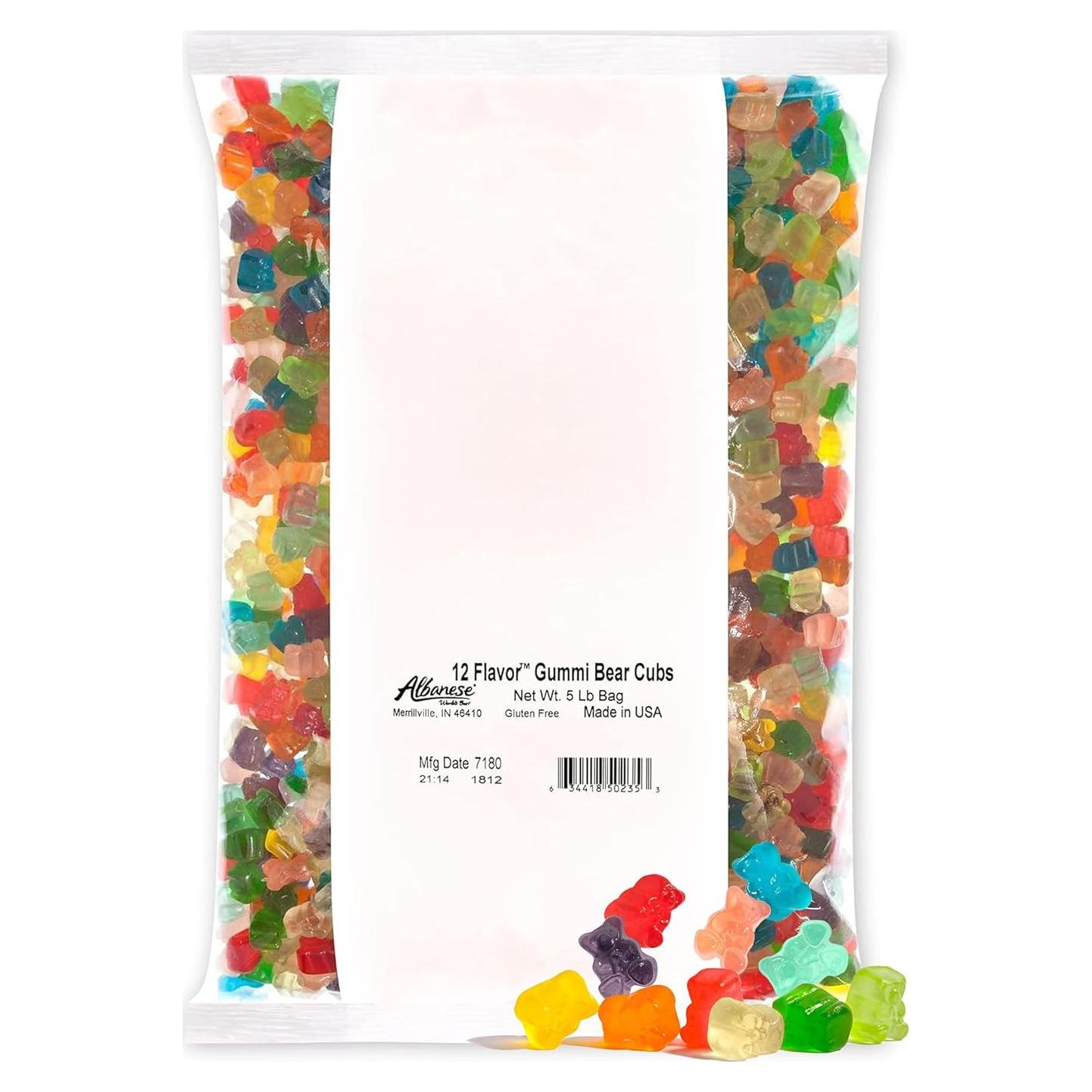 Ositos de Goma Albanese 12 Sabores 2.27 kg Sin Gluten