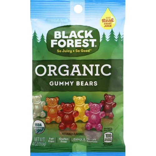 Ositos de Goma Orgánicos Black Forest 113.4g - Sabor Asortido