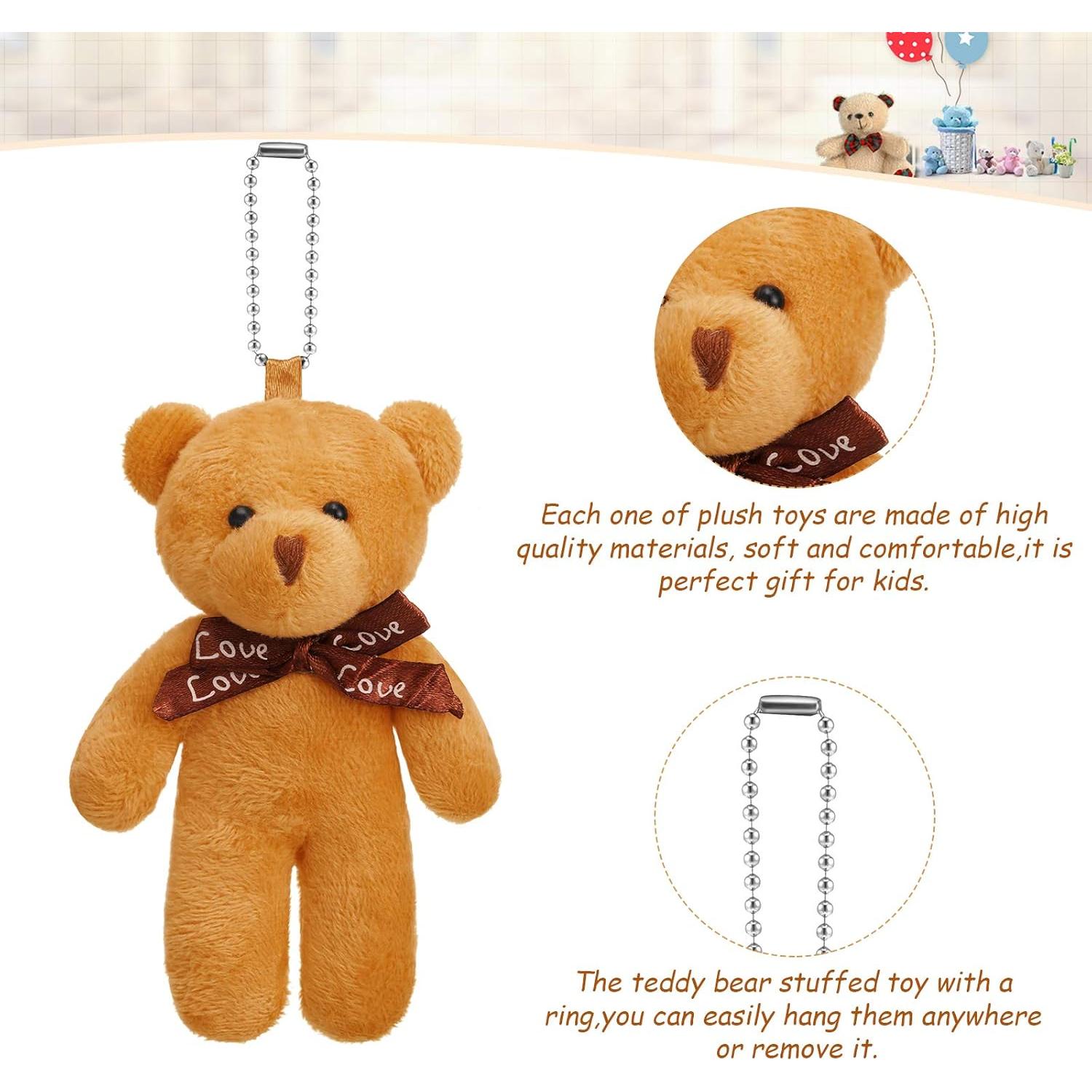 Ositos de Peluche Mini Skylety 24 Pcs 12 cm Multicolor