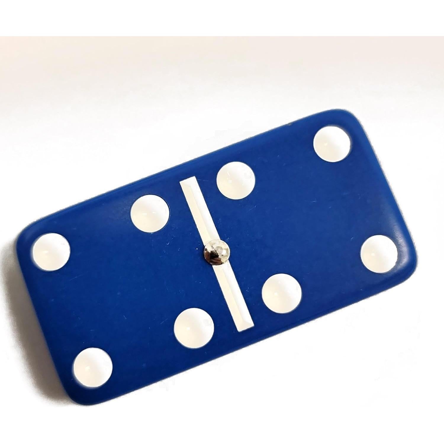 Dominó Doble Seis Jumbo Azul Profesional con Spinner