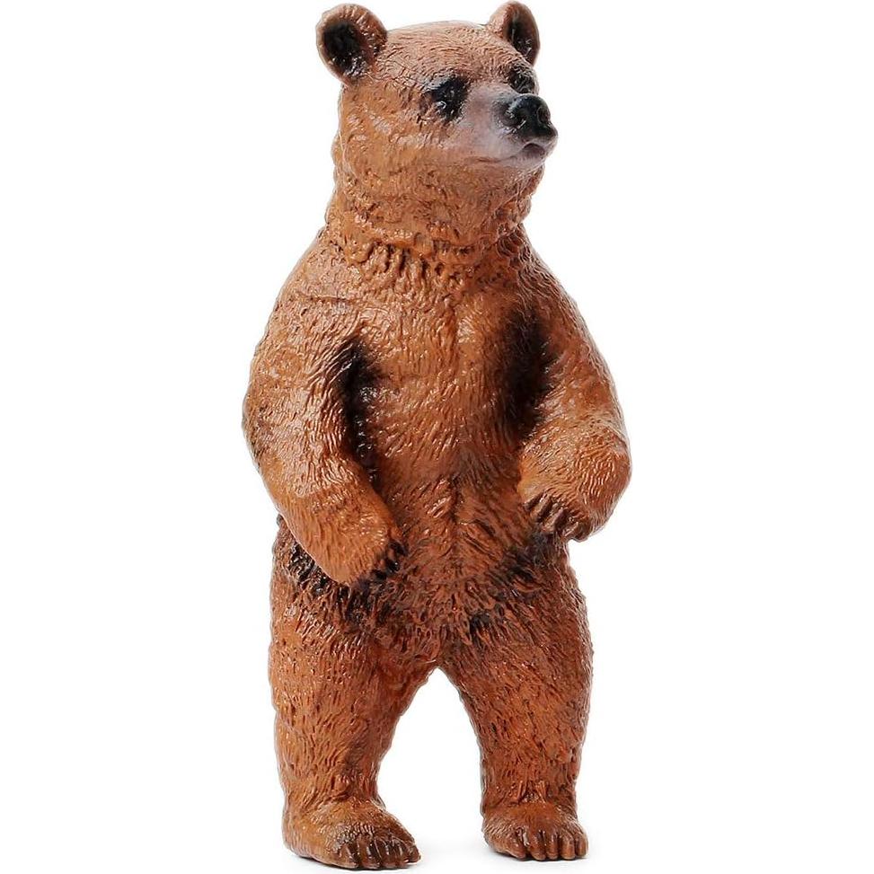 Conjunto de Figuras de Osos Grizzly UANDME - 3 Piezas Realistas