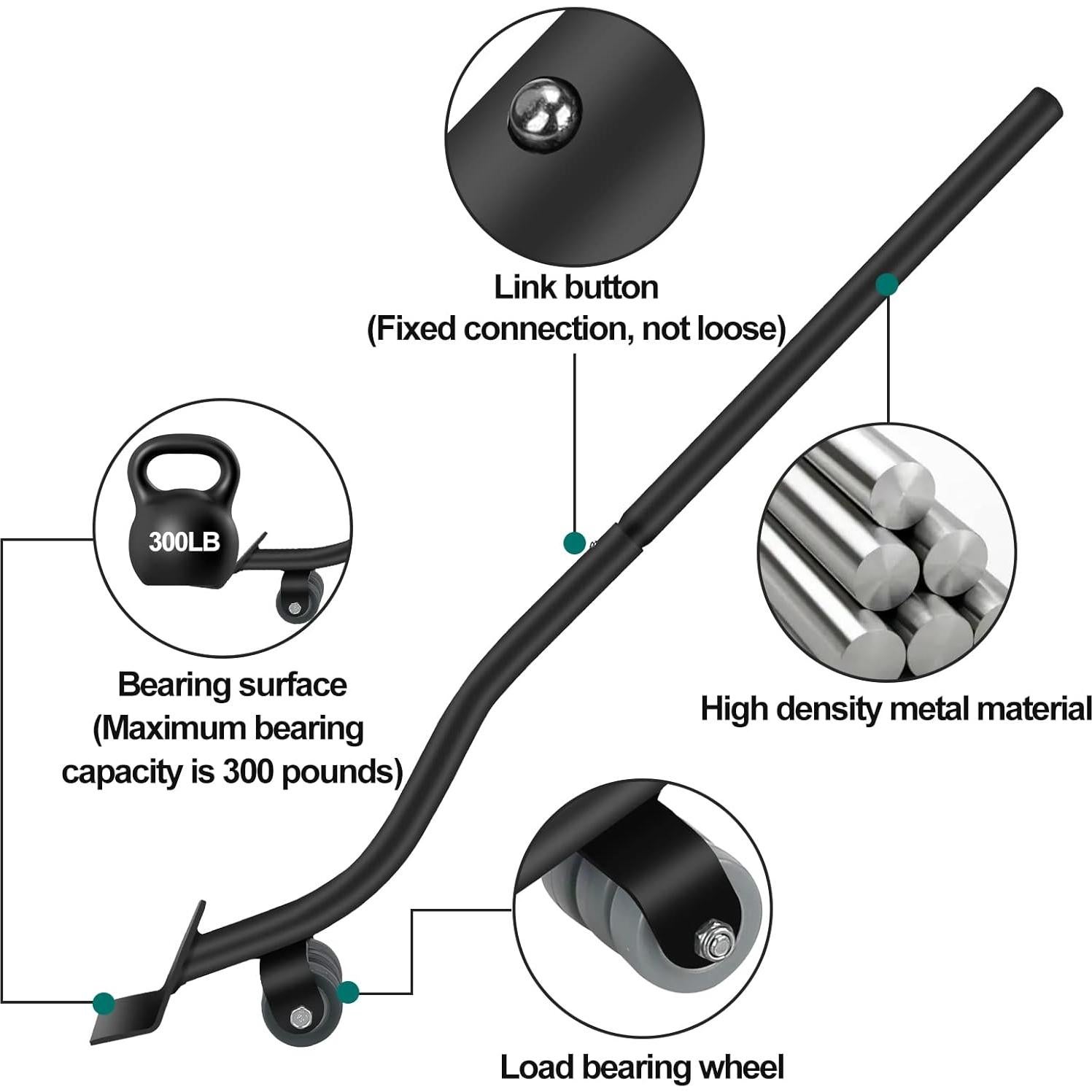 Elevador de Muebles VIOBEPASS con Ruedas y Bloques 1000 kg