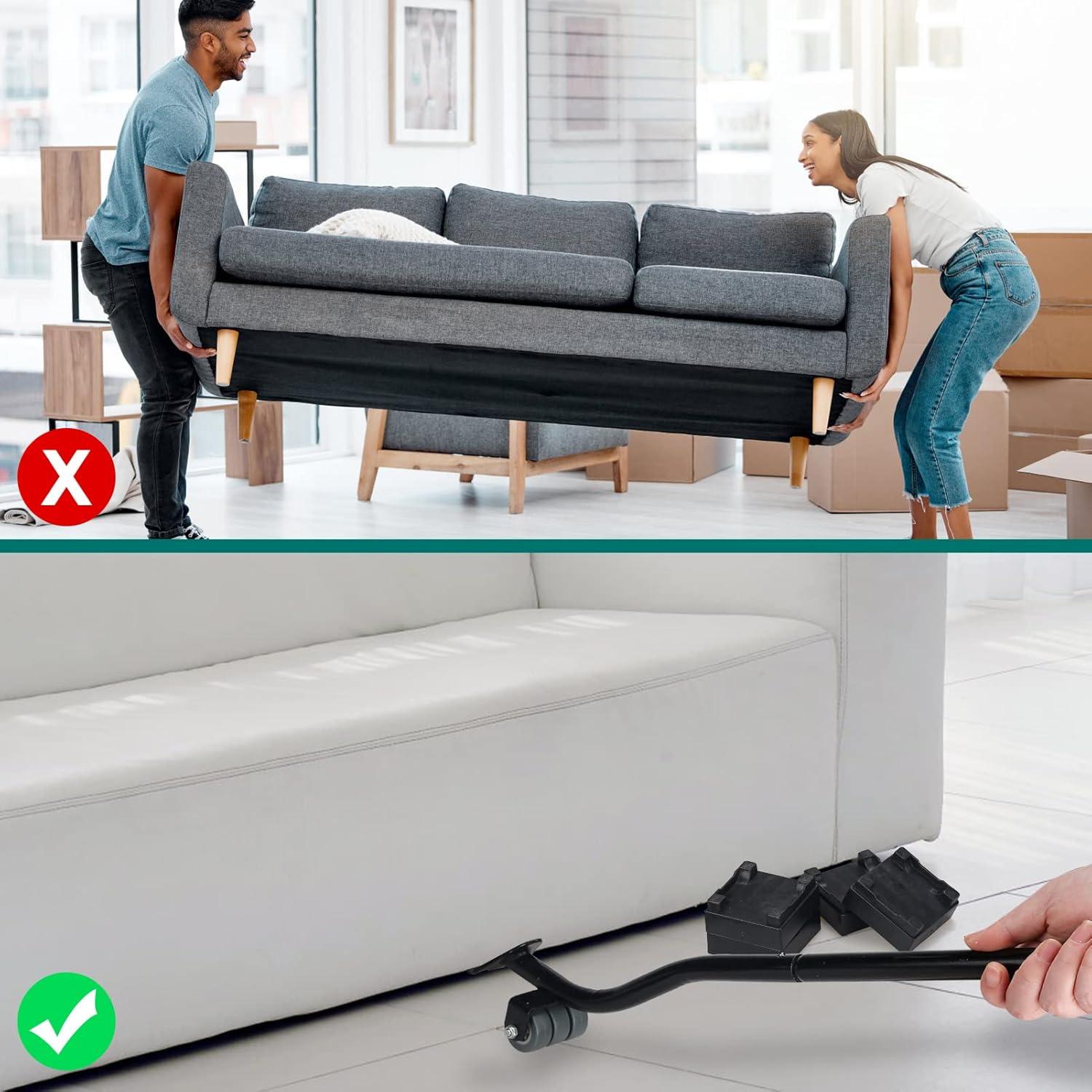 Elevador de Muebles VIOBEPASS con Ruedas y Bloques 1000 kg