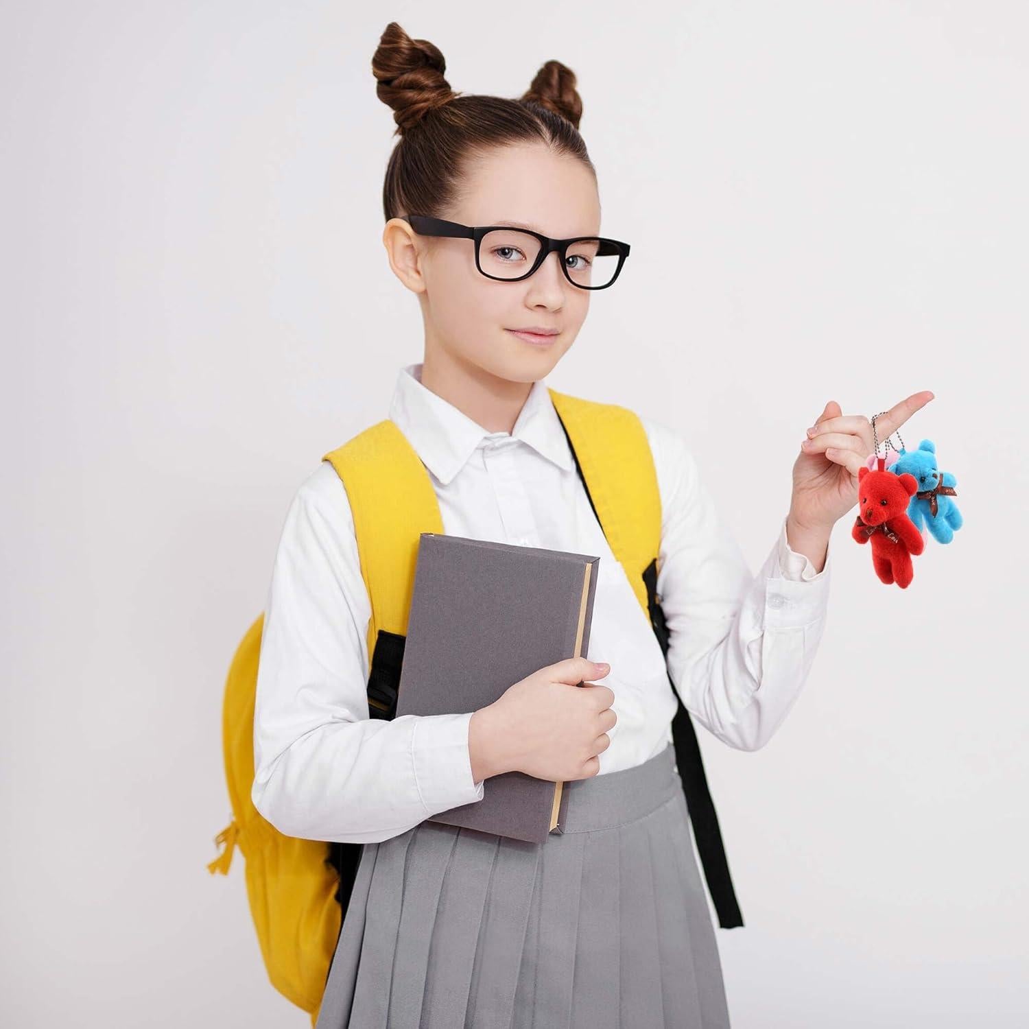 51 Mini Ositos de Peluche Haconba 12 cm para Fiestas y Regalos