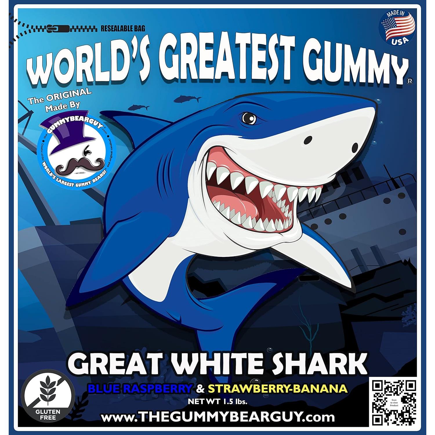 Gominola Tiburón El Tipo de Gominola 680g Sabor Frambuesa