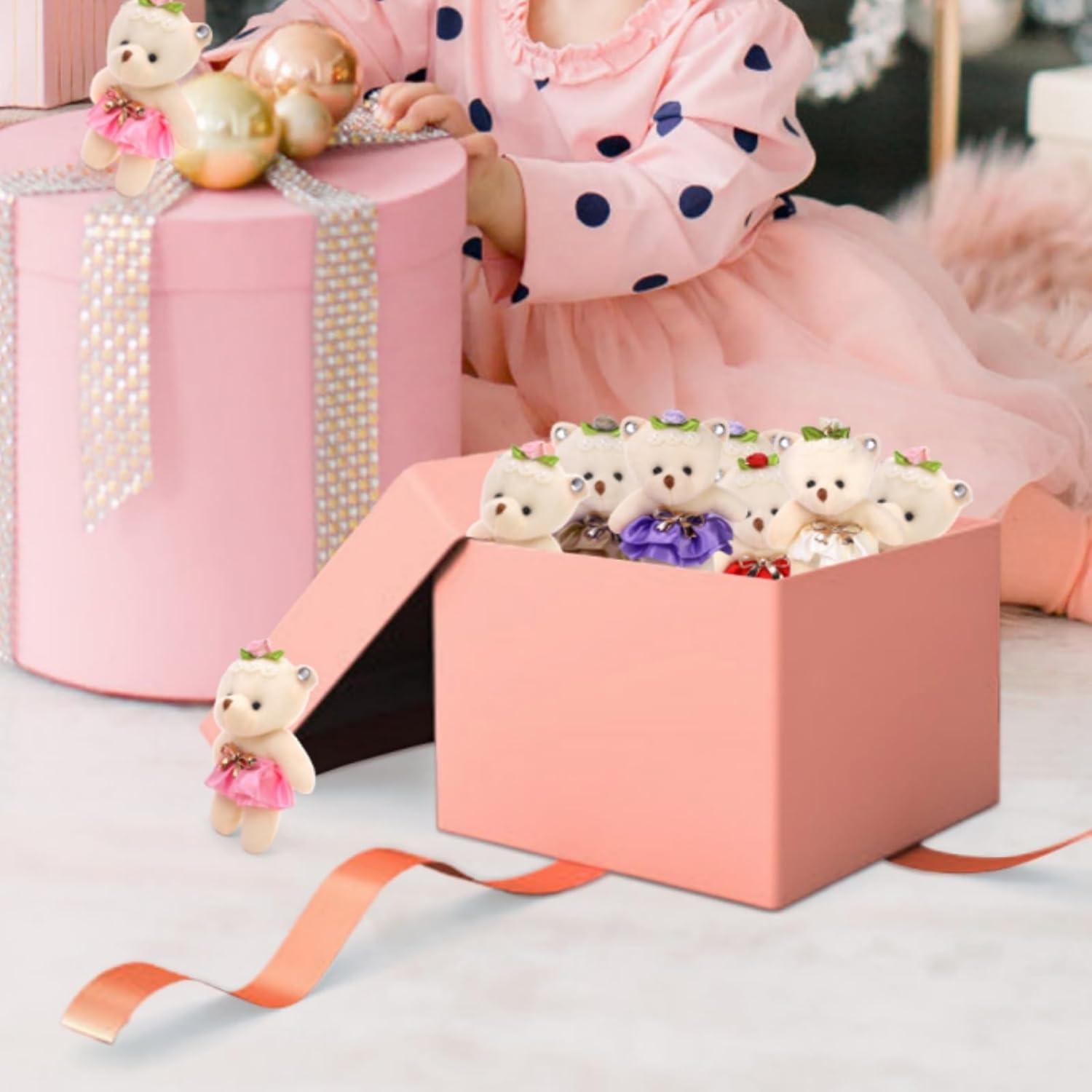 20 Mini Osos de Peluche Covzoe 11.2 cm Multicolores para DIY